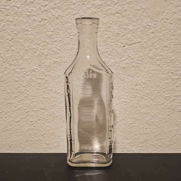 Blue Ribbon Other - Vintage Clear 3xvi Blue Ribbon Apothecary Medicine Bottle